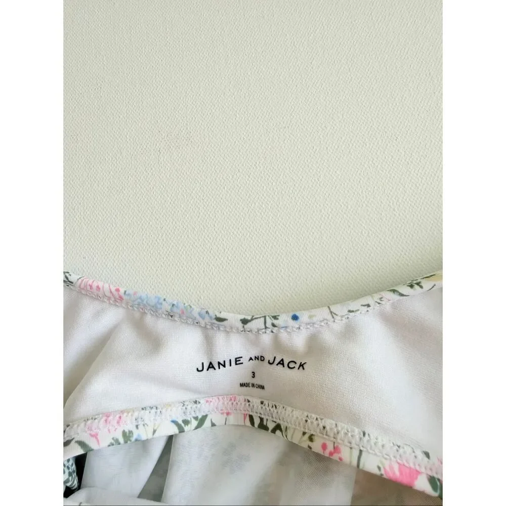 Janie and Jack Girl’s Mini Floral Bikini size 3T